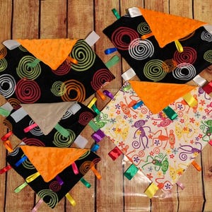 Toddler/Baby Taggie Toy - Sensory Taggy Blanket
