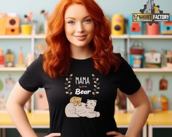 Camisa Mama Bear, Camisas de mamá, Camisa Momlife, Camisas para mamás, Regalo del Día de las Madres, Camiseta de mamá, Camiseta de mamá oso, Camiseta de mamá oso