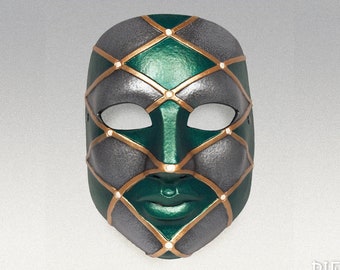 Neutral Harlequin Mask