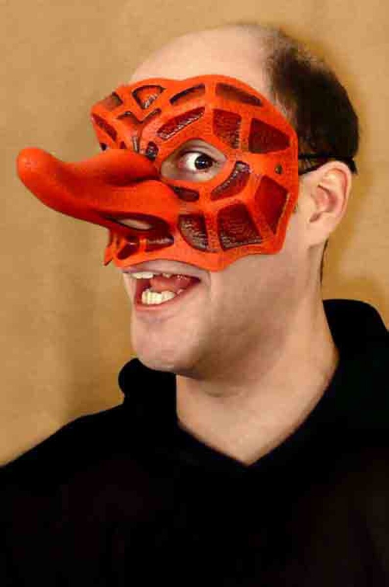 Captain Fracasso Commedia Dell Arte Mask image 3