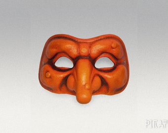 Classical Punchinello - Commedia Dell Arte Mask