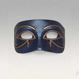 Handcrafted Egyptian Pharaoh Mask: Latex Headpiece for Masquerade, Theater, Carnival & Halloween Costumes