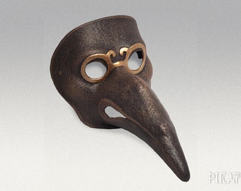 Hook-Nosed Plague Doctor Mask