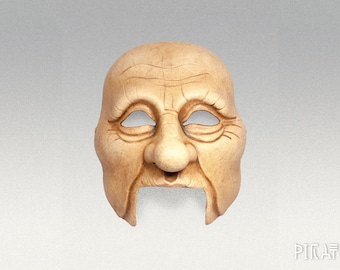 Elderly Man Half-Mask