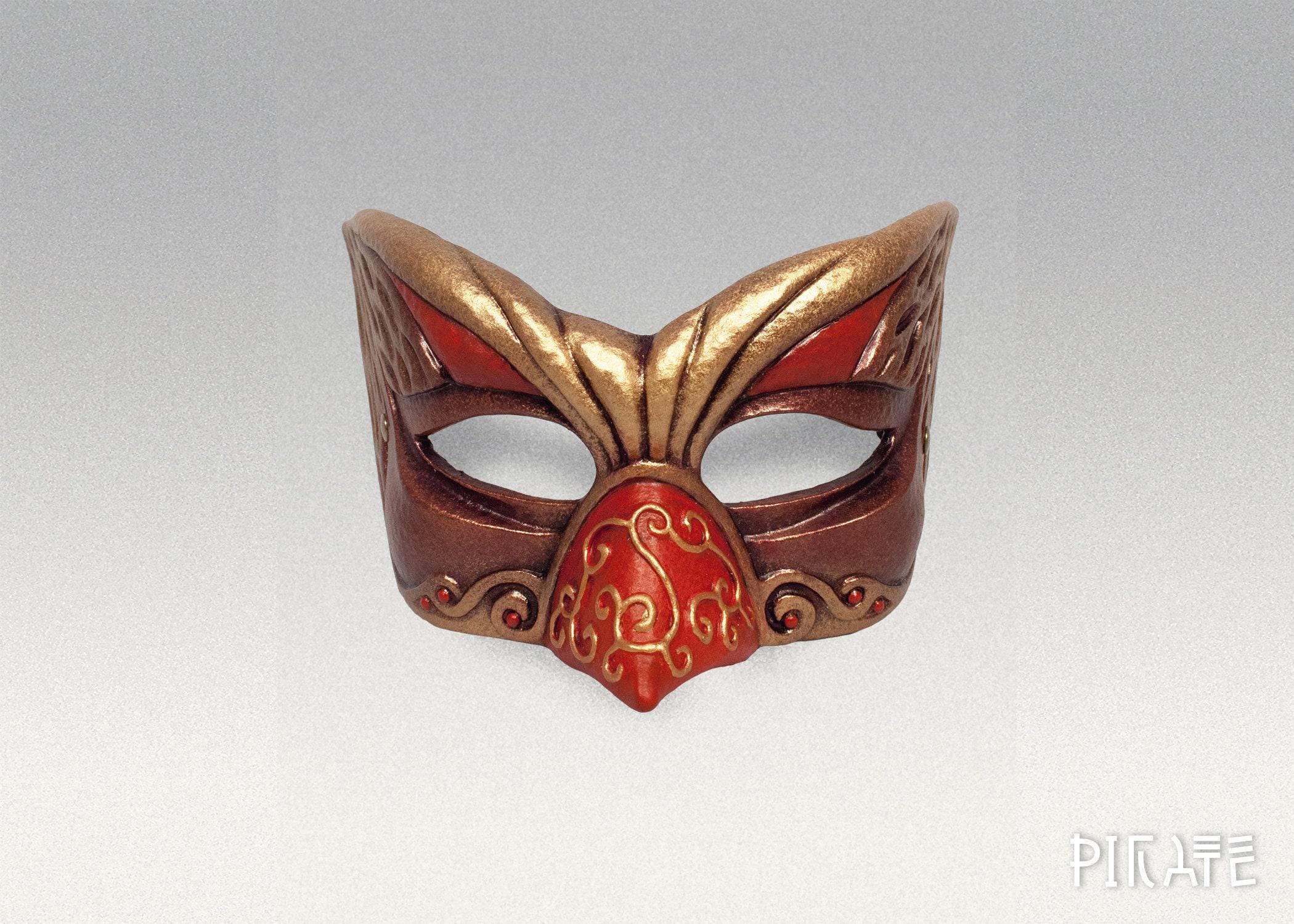 Elegant Winged Masquerade Mask for Carnival, Theatre, Halloween Costume ...