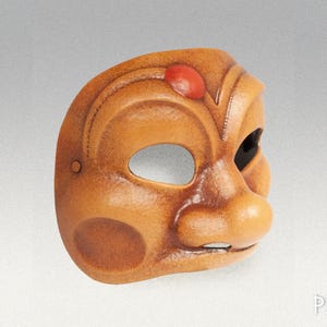 Handcrafted Traditional Harlequin Mask for Masquerade, Theatre, Carnival, Halloween Costume & Performances