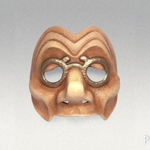 Masque Tartaglia - Masque Commedia - Design Élégant et Classique