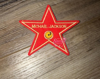 Parches bordados y con pedrería inspirados en Michael Jackson – Colección Rey del Pop