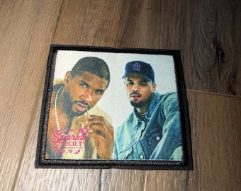 Usher & Chris Brown Inspired Tour 2026 Iron On Patch R and B Concert Patch Hip Hop DIY Jacket Patch