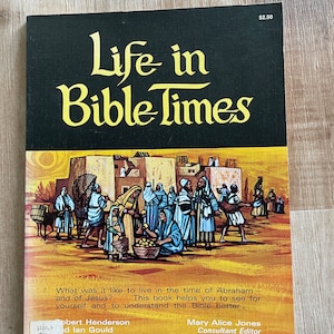 Life in Bible Times by Robert Henderson and Ian Gould Illustrated Bible Land Map