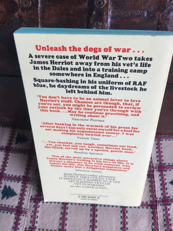 Vintage Paperback Book Vets Might Fly James Herriot World War Ii World War 2 Animal Lover Book Animal Stories Royal Air Force 19 - 