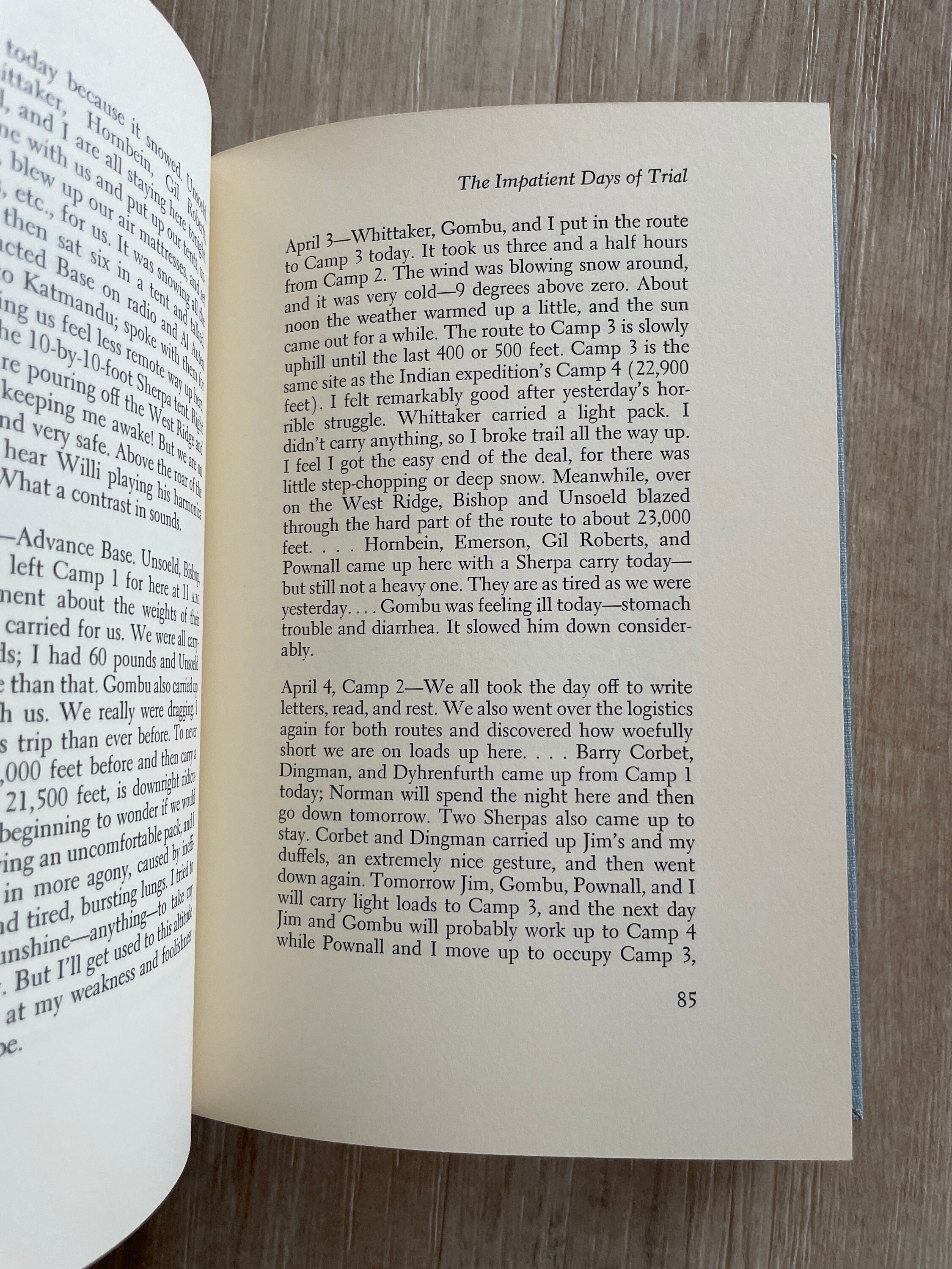 Everest Diary of Lute Jerstad by John D. Mccallum 1st Edition 1966 Etsy