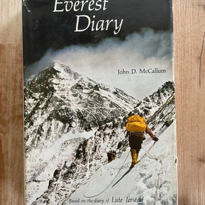 Everest Diary of Lute Jerstad by John D. McCallum 1st Edition 1966