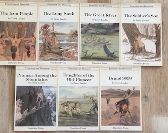 Frontiers and Pioneers Lot of 7 Books by Terry Leeder Canada History
