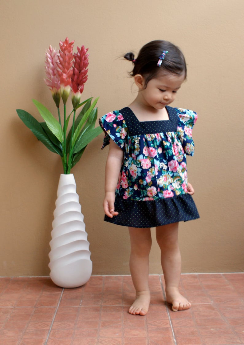 PDF Pattern Rene Dress for 12M 5T and Tutorial. - Etsy