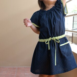 PDF Pattern Alexis Dress for 12M 5T and tutorial. image 2