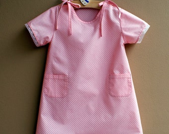 PDF Pattern - Aiko Dress for 12M - 5T and tutorial.