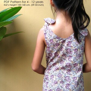 PDF Pattern Abigail Dress for 4 10 years old and tutorial. image 3