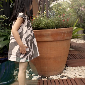 PDF Pattern - Tyra Dress for 12M - 5T and tutorial.