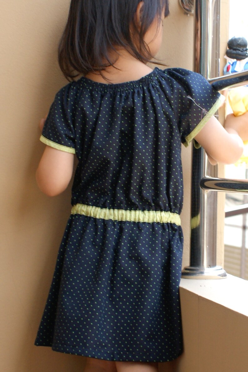 PDF Pattern Alexis Dress for 12M 5T and tutorial. image 3