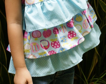 PDF Pattern - Belle Top for 12M - 5T and tutorial.