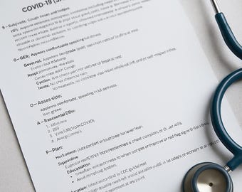 COVID‑19 (SARS‑CoV‑2) SOAP Note Template – Editable & Telehealth Ready