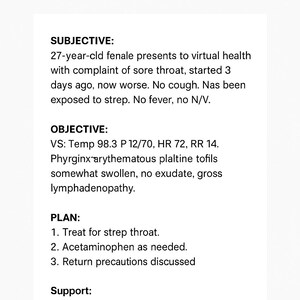 SOAP Note – Rash (poison Ivy) | Virtual Care Template | Editable Google ...