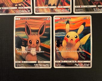 pokemon scream card tcg Edvard Munch 'The Scream'-Inspired Pokmon Cards