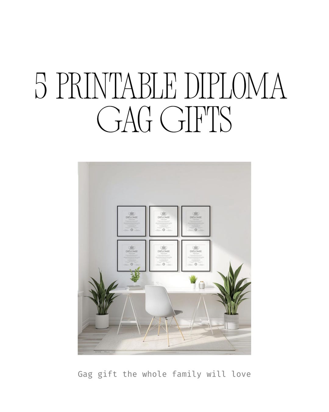 Funny Fake Diploma Printable | Gag Gift Office Humor (PDF) - Etsy