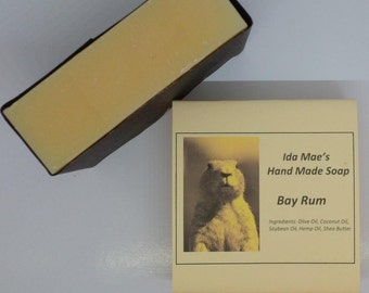 Ida Mae's Handmade Soap - Bay Rum - 5 oz bar