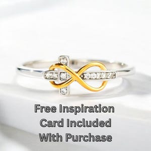 Faith Cross Ring Adjustable Inspirational Christian Gift Ideas Free Inspiration Message Card Ring Gift for Baptism Dainty Religious Jewelry