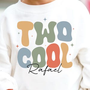 Personalized TwoCool png, Birthday png, Custom Retro 2nd Birthday Birthday png, Second Birthday png, Natural png, Birthday Outfit png