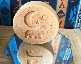 Moon Medicine – Sapone al burro di karité con lavanda e salvia / Detergente alle erbe calmante / WhiteBear Botanicals