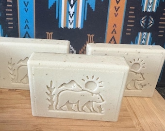 Heilige Salbei + Zedern Seife | Natürliche Reinigung mit Salbeiblättern | WhiteBear Botanicals | Paiute-Owned