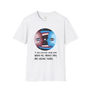 Inspirerend uniseks T-shirt met motiverende quote