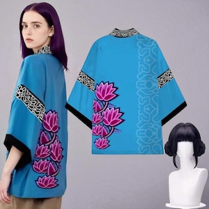 Kpop Demon Zoey Kostium dla Kobiet Anime Cosplay Kimono Hunters Dorosły Halloween Peleryna Peruka Stroje Film 2025