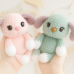 Crochet PATTERN dog, Amigurumi tutorial PDF in English, crochet puppy crochet pattern PDF Christmas gift Baby shower dog crochet pattern