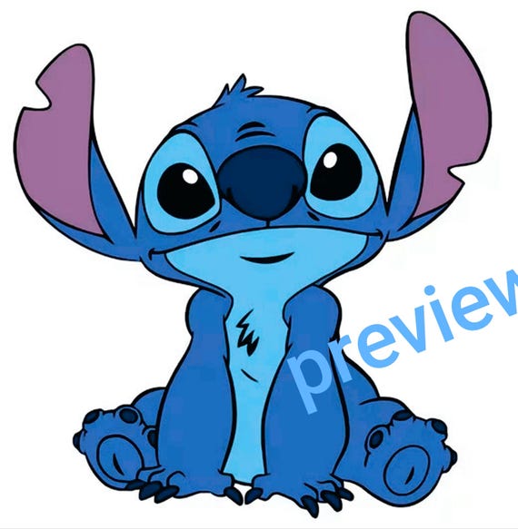 Cute Blue Alien Cartoon – SVG, DXF, PNG  Digital Files for Sublimation, Stickers, and Craft Cutting