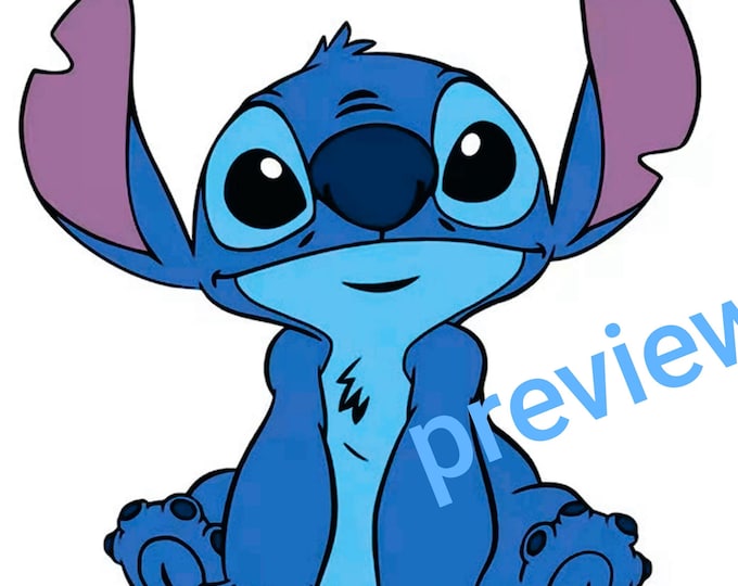 Cute Blue Alien Cartoon – SVG, DXF, PNG  Digital Files for Sublimation, Stickers, and Craft Cutting