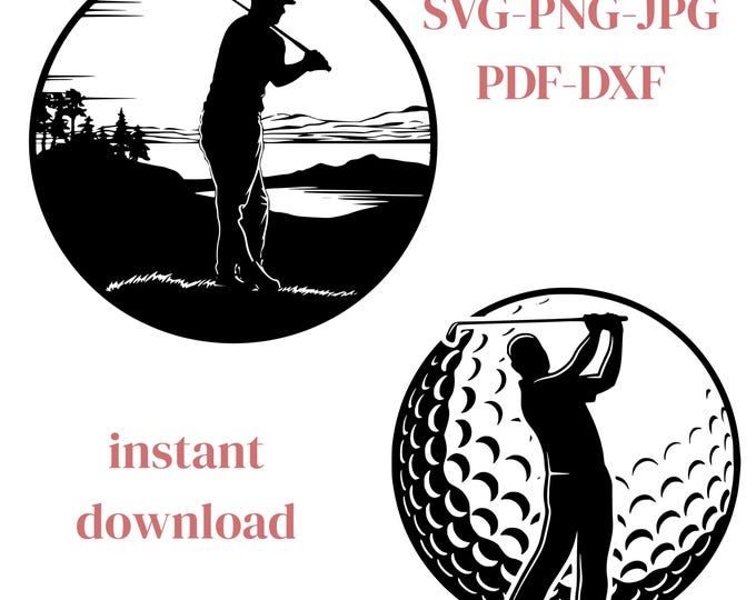Golf svg, Golfing Svg, Golfing Design Svg, Golf logo, Golf ball svg, Golf vector, Golf Club Instant Download, Svg, Png, AI, Dxf #1