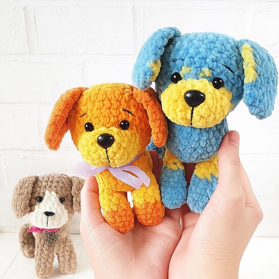 Crochet Dog Pattern PDF • Amigurumi Plush Puppy Tutorial • Beginner Friendly Crochet Pattern (English)