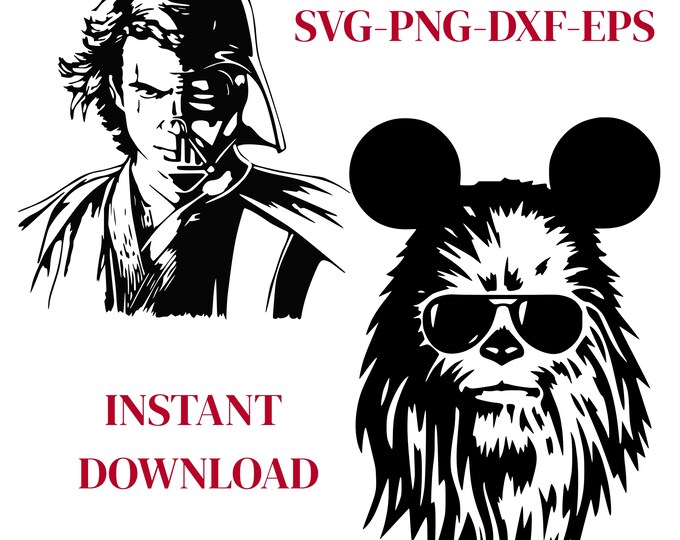 Split Warrior & Cool Lion with Ears SVG Bundle – Bold Vector Clipart for Cricut and Crafts