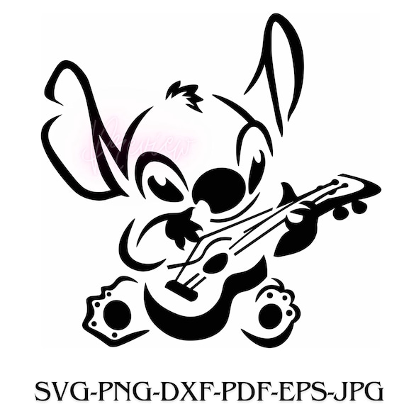 Cute Cartoon with guitar Character SVG – Kawaii Style Clipart for Cricut, Sublimation & Digital Crafting | PNG, JPG