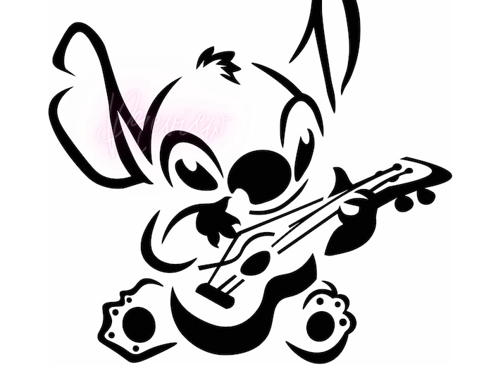 Cute Cartoon with guitar Character SVG – Kawaii Style Clipart for Cricut, Sublimation & Digital Crafting | PNG, JPG