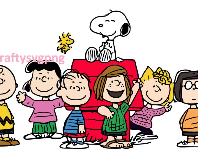 Cute Cartoon Friends PNG | Retro Style Kids Clipart | Digital Download | Sublimation Design | Commercial Use