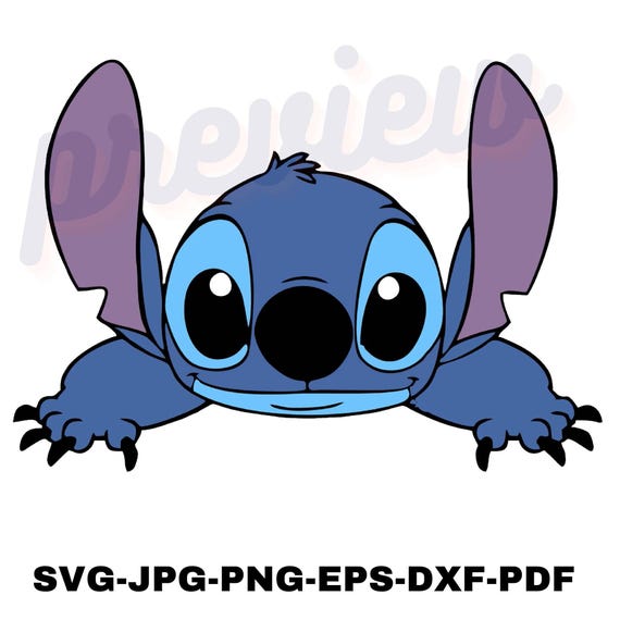 Cute Blue Alien Character – SVG, PNG, JPG Digital Files for Sublimation, Stickers, and Craft Cutting