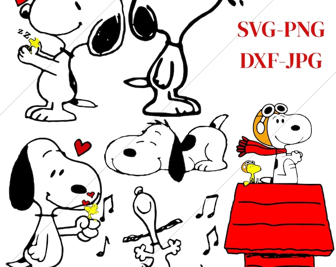 Best Friends Animal SVG – Beagle & Bird Clipart for DIY Shirts and Mugs
