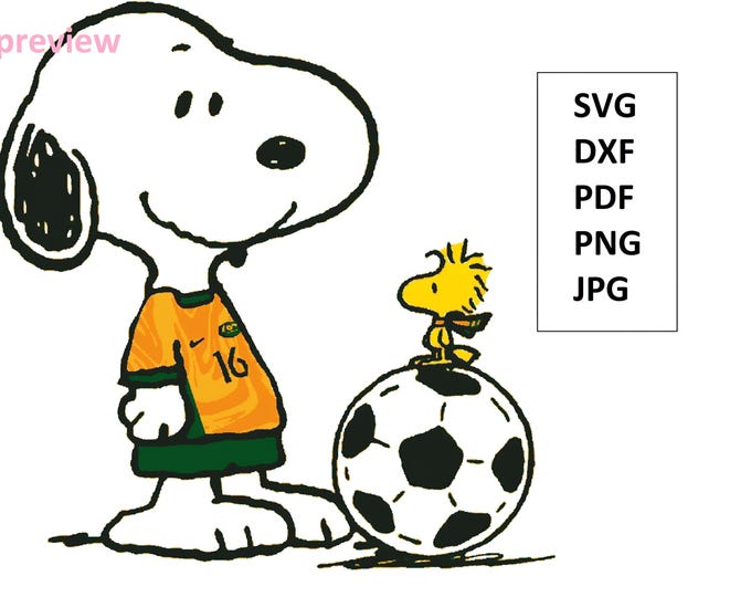 Cartoon Beagle Dog playing Football SVG Bundle – Retro Style Clipart for Cricut & Silhouette