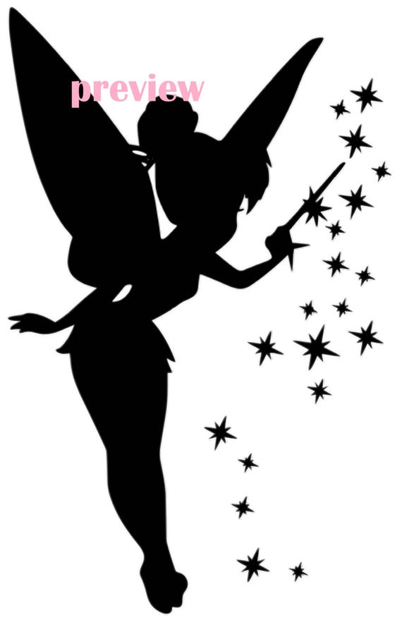 Tinkerbell SVG / Tinkerbell PNG / Digital Cut Files / Instant download design for cricut or silhouette