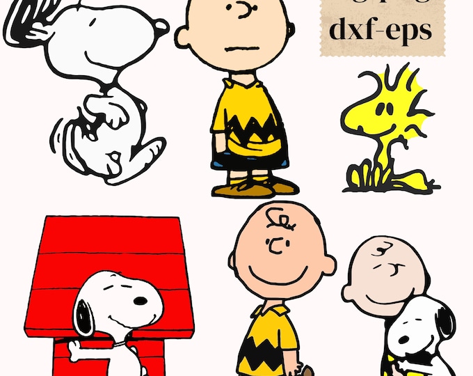 Cartoon Boy & Dog Hug Clipart | Retro Cute Friends Digital Download | Charlie Brown Inspired | Snoopy Style SVG PNG